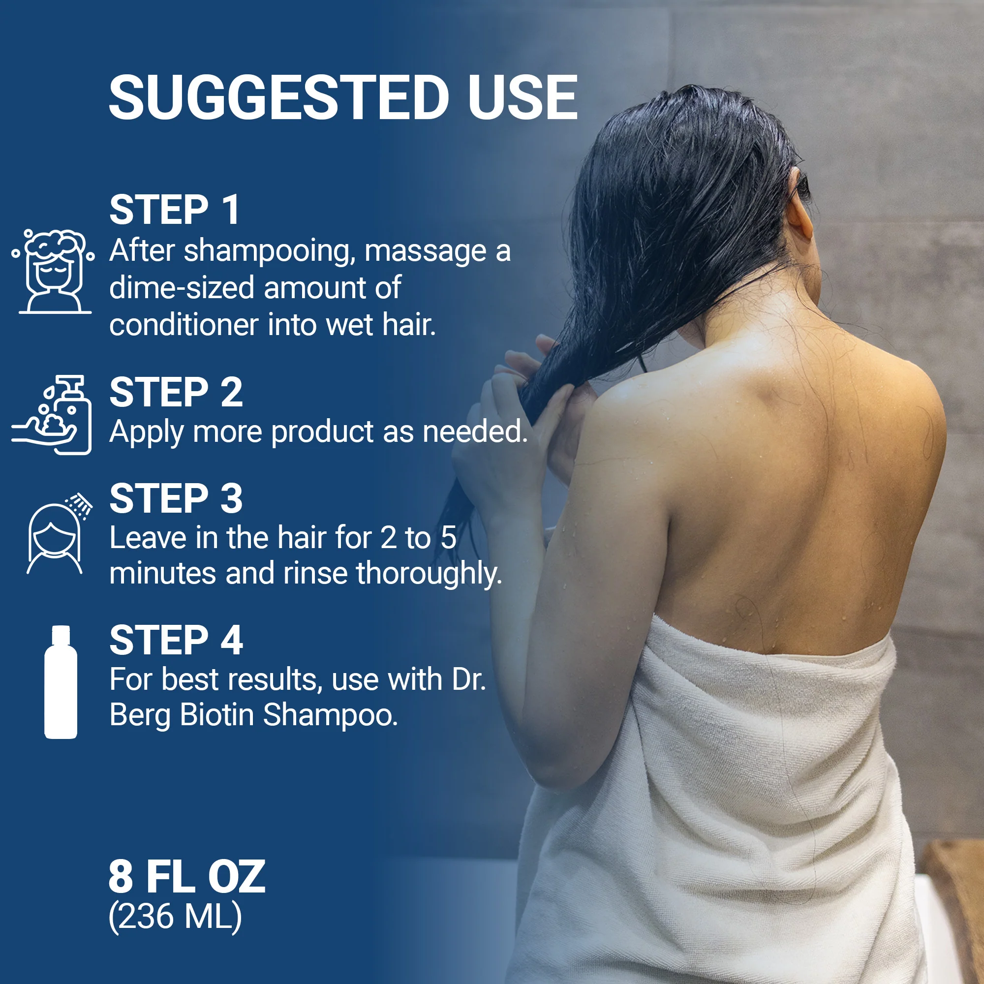 Biotin Conditioner – New and Improved – 8 fl oz - Image 8