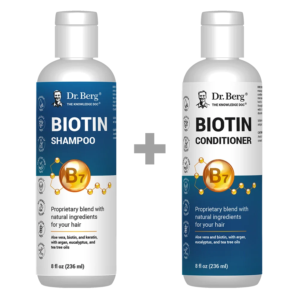 Biotin Shampoo and Conditioner Bundle β New and Improved β 8 fl oz each