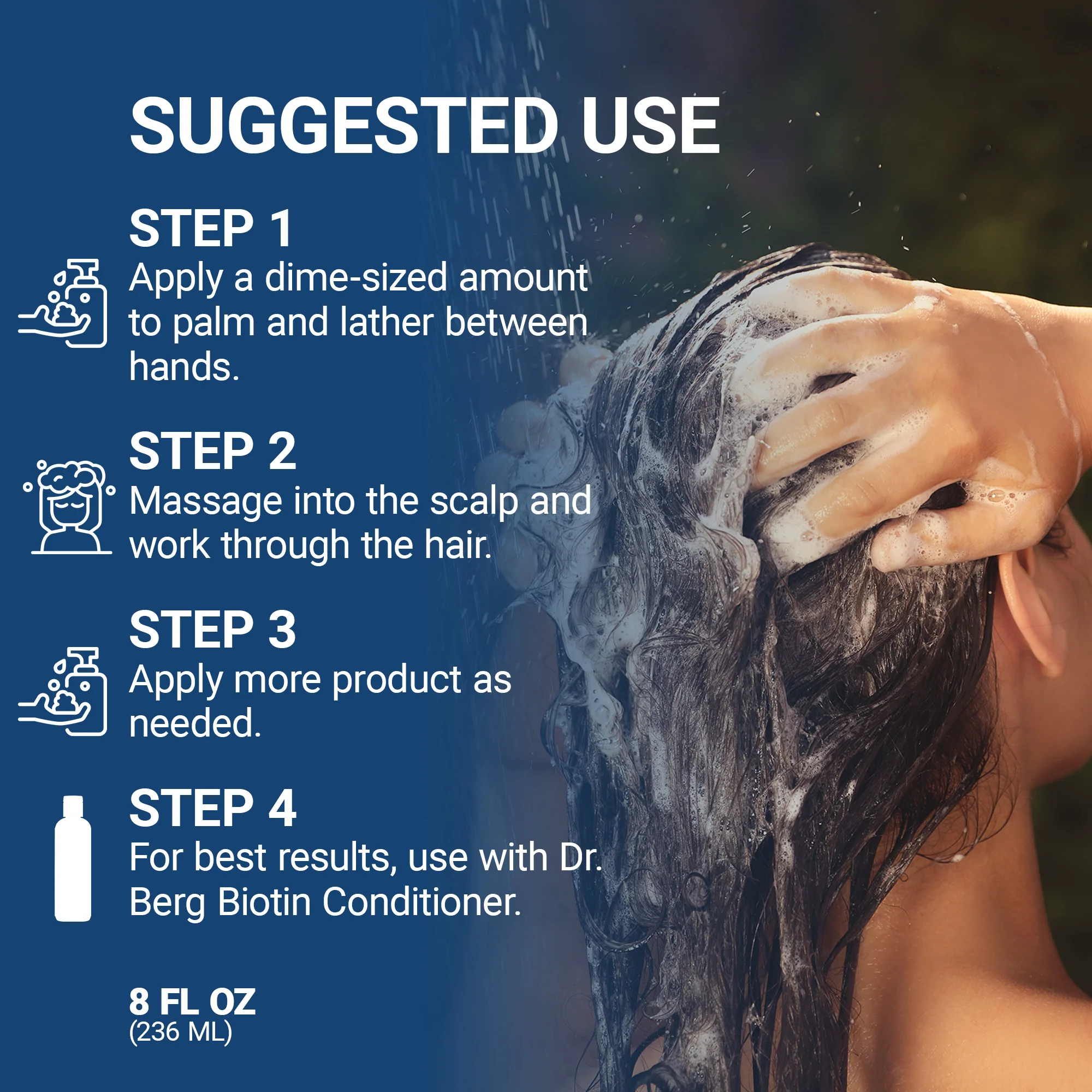 Biotin Shampoo – New and Improved – 8 fl oz - Image 8