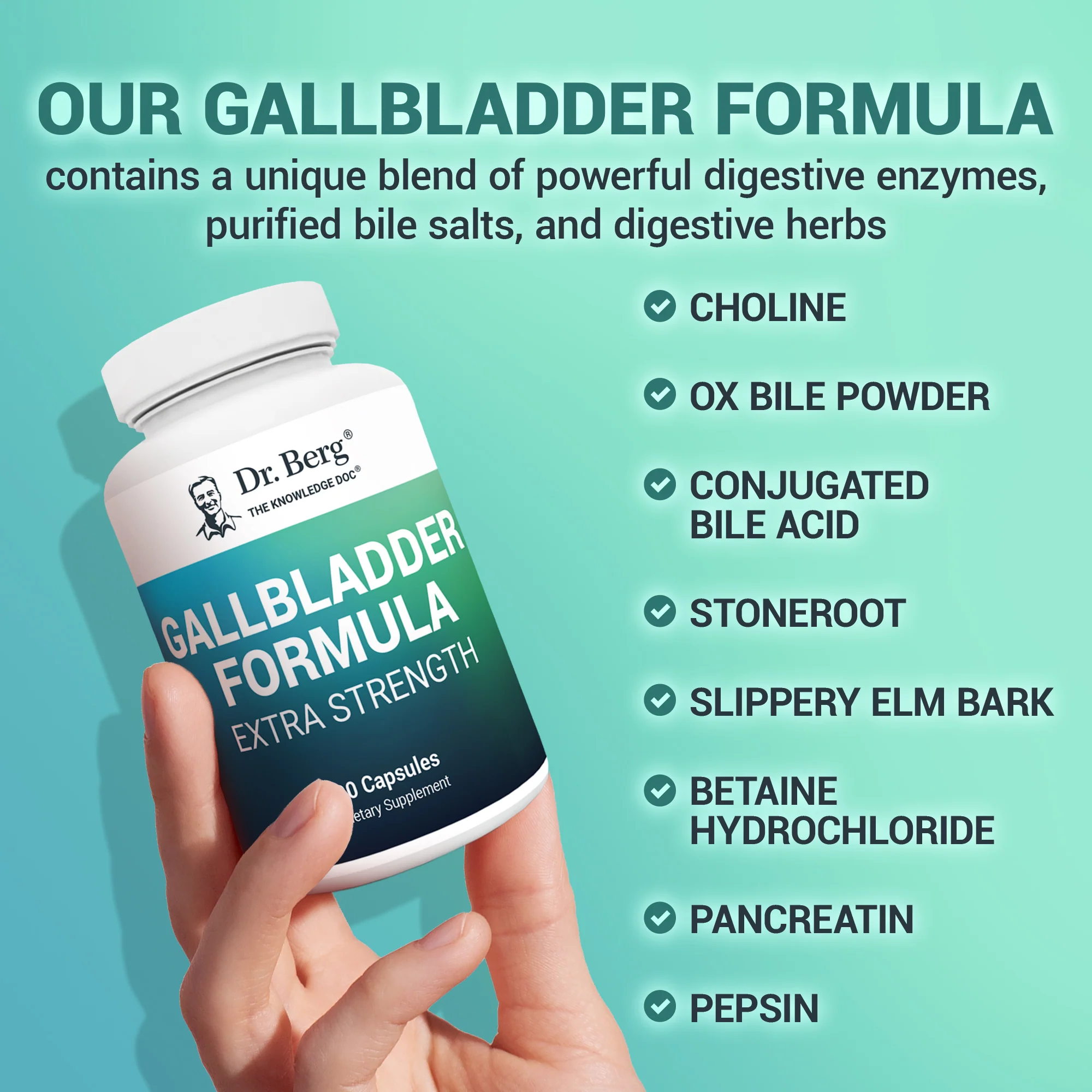 Gallbladder Formula Extra Strength with Ox Bile and Digestive Enzymes – 90 Vegetable Capsules - Image 8