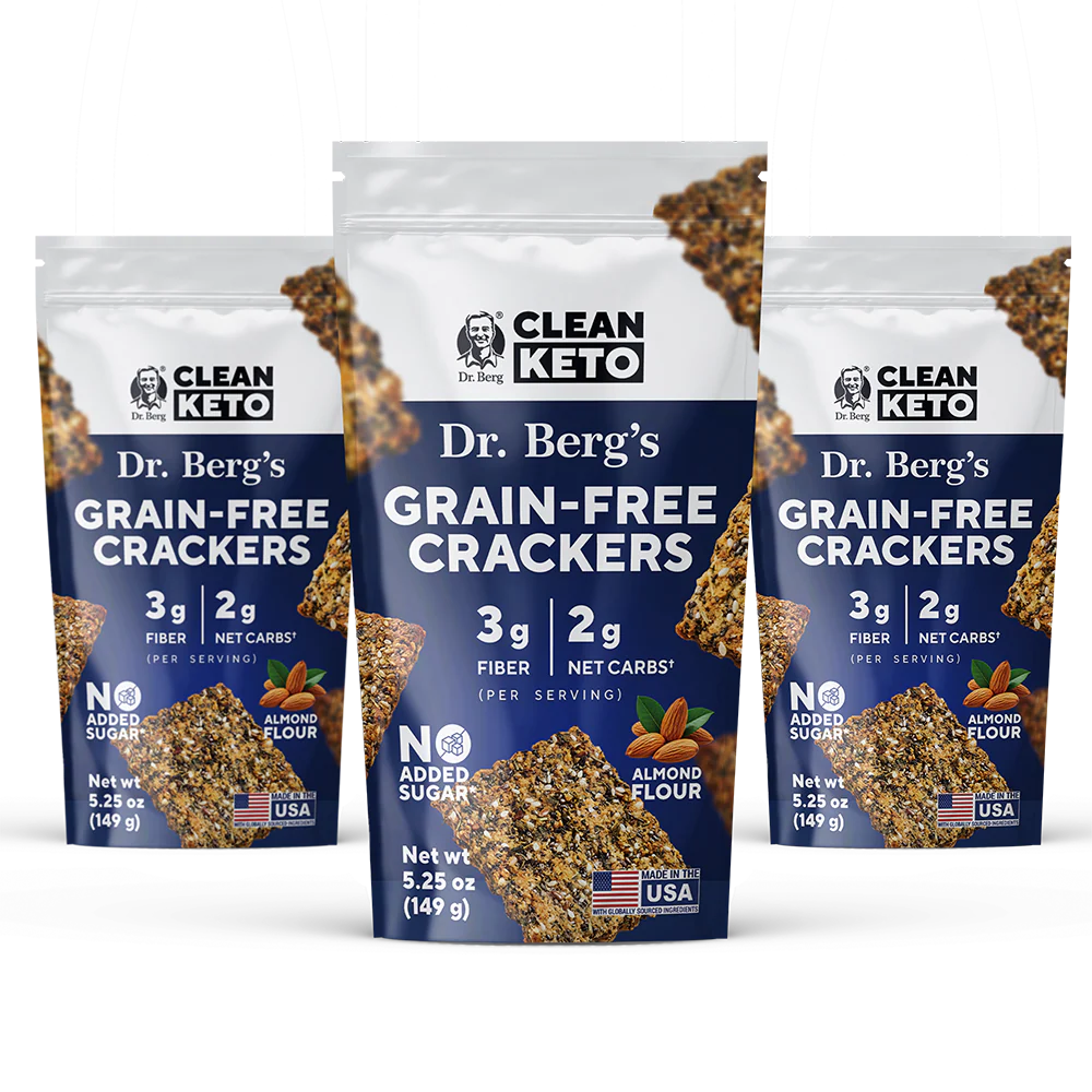 Dr. Bergβs Grain-Free Crackers 3-Pack