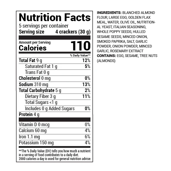 Dr. Berg’s Grain-Free Crackers 3-Pack - Image 2