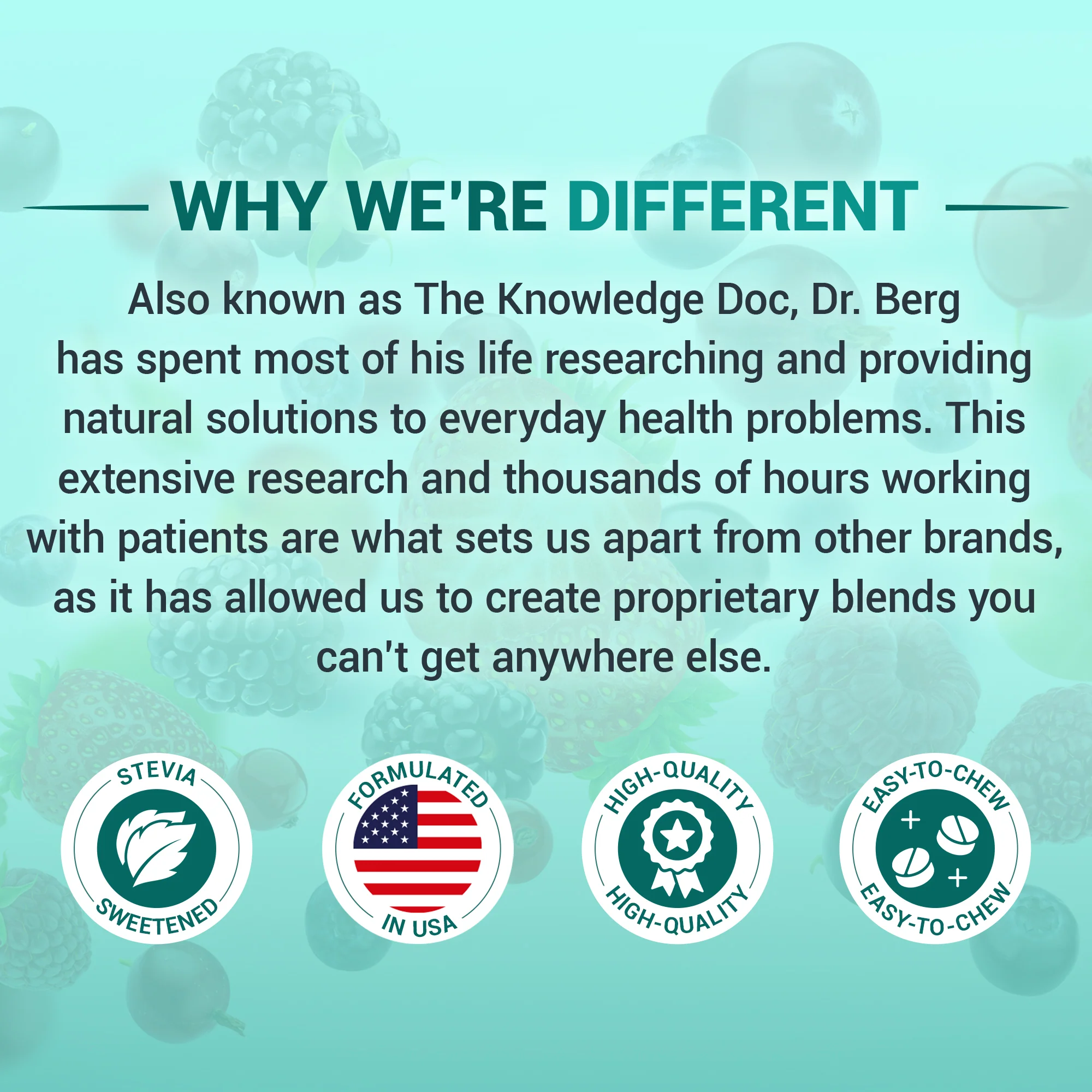 Kids Multivitamin No Sugar Added – Mixed Berry Chewable Vitamin – 60 Wafers - Image 11