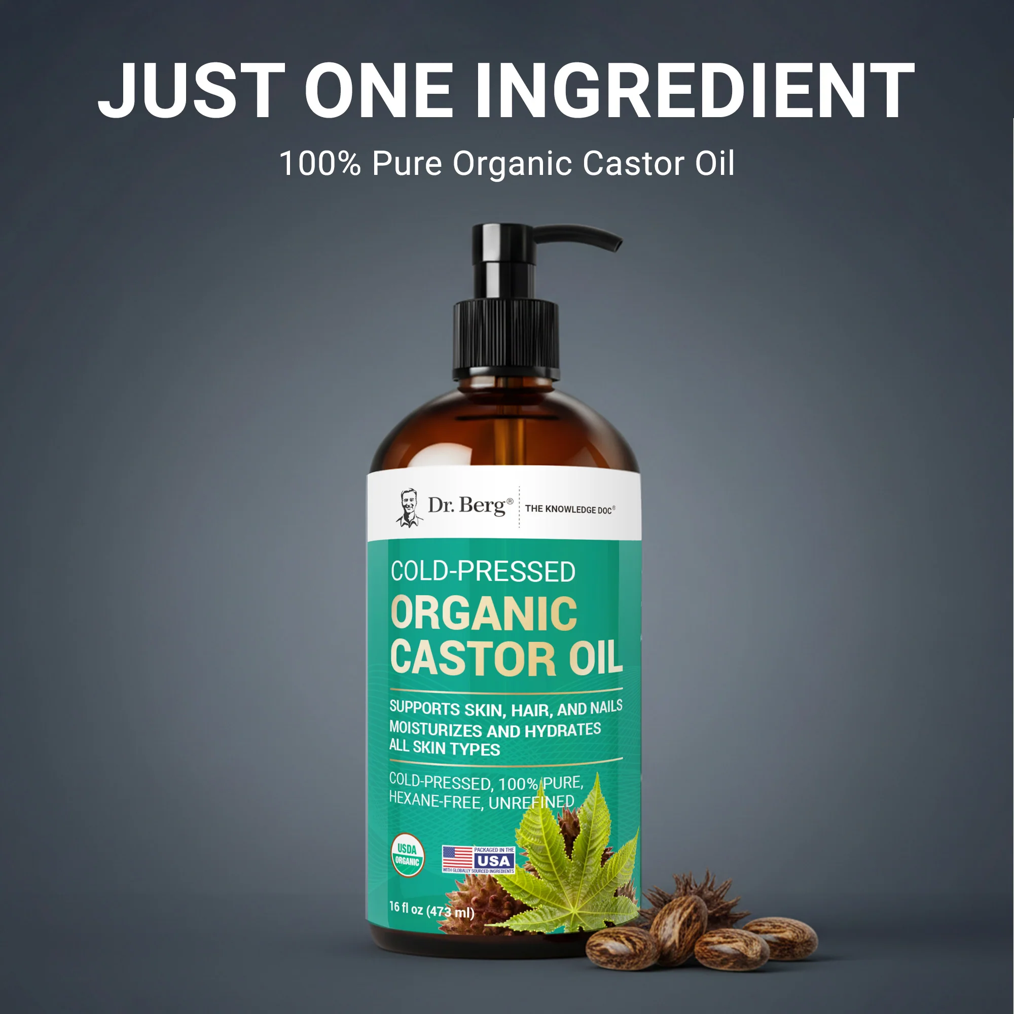 Organic Castor Oil – Cold-Pressed, Pure, Hexane-Free - Image 4