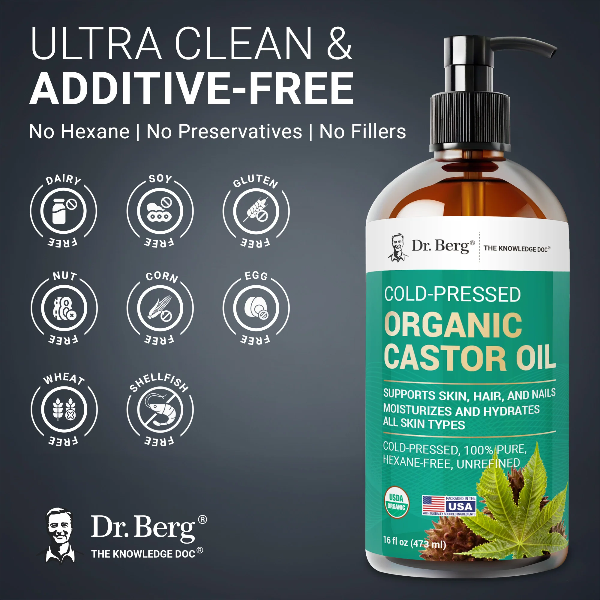 Organic Castor Oil – Cold-Pressed, Pure, Hexane-Free - Image 6