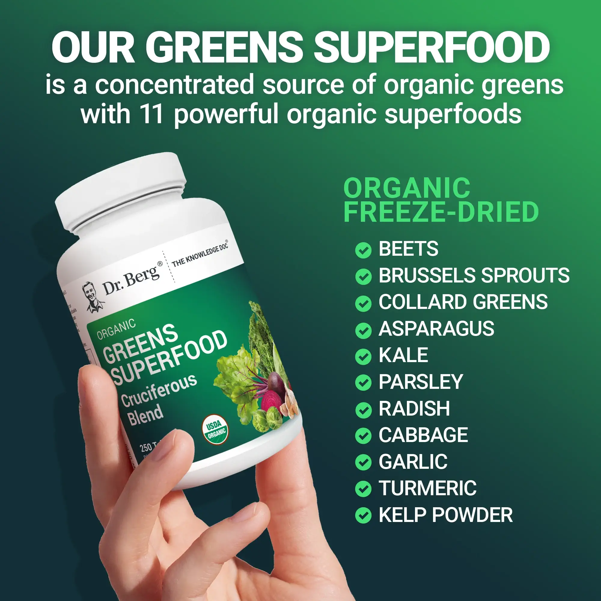 Organic Greens Superfood – Cruciferous Blend - Image 6