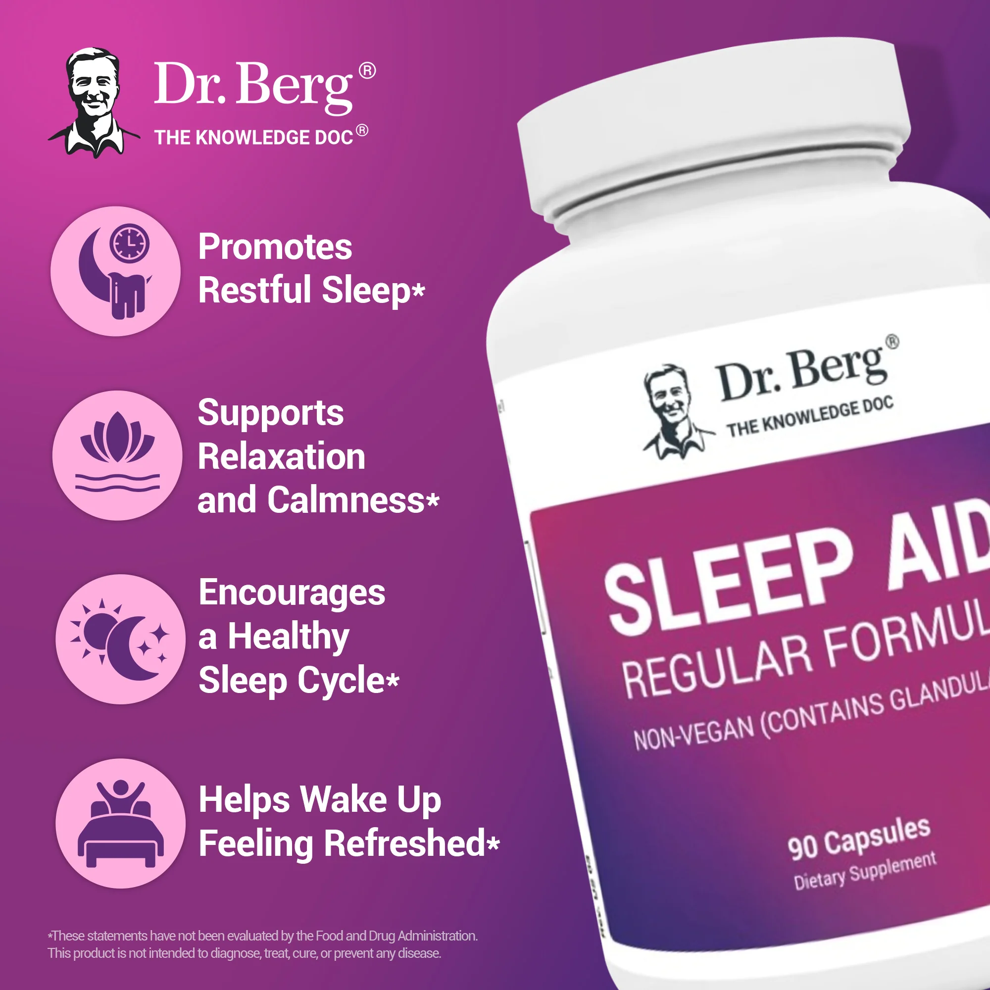 Sleep Aid Regular Formula – 90 Capsules - Image 4