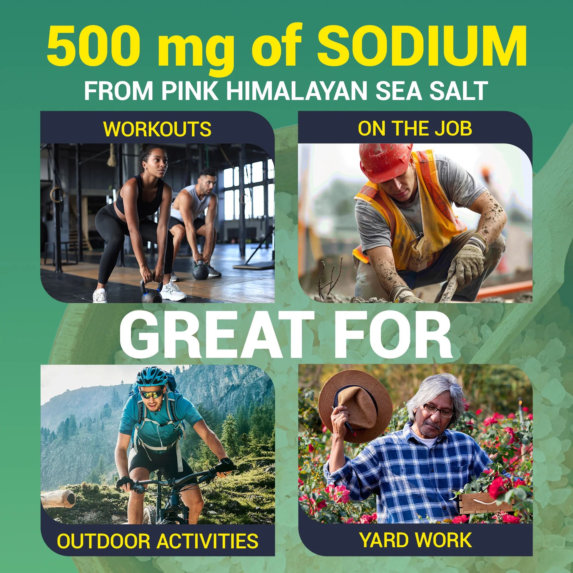 Sports Hydration Electrolytes with Pink Himalayan Sea Salt – Raspberry Lemon – 30 Servings - Image 4